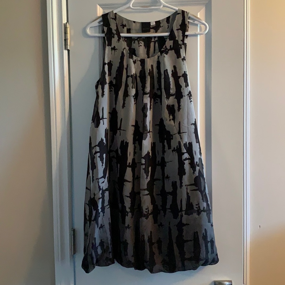 Grey and Black ombré bubble dress